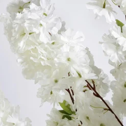 DecoWoerner Decoración De Primavera|Árboles Artificiales>Árbol De Cerezo Artificial Con Placa De Soporte, 140 Cm