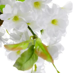 DecoWoerner Decoración De Primavera|Árboles Artificiales>Árbol De Flores De Cerezo Artificial, 220 Cm
