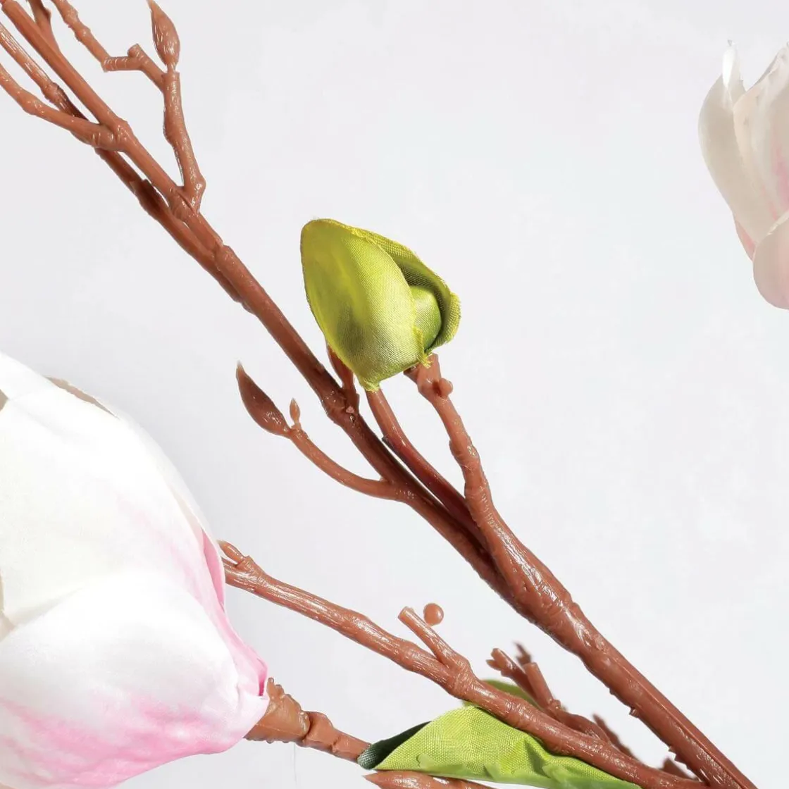 DecoWoerner Decoración De Primavera|Árboles Artificiales>Árbol De Flores De Magnolia Artificial, 180 Cm