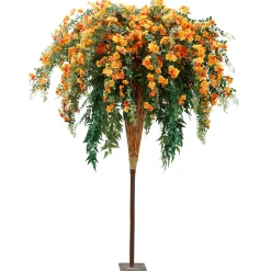 DecoWoerner Decoración De Otoño|Decoración De Verano>Árbol De Helechos De Flor 190cm
