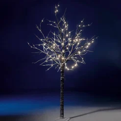 DecoWoerner Decoración De Invierno|Árboles Artificiales>Árbol De Luces LED, 210 Cm