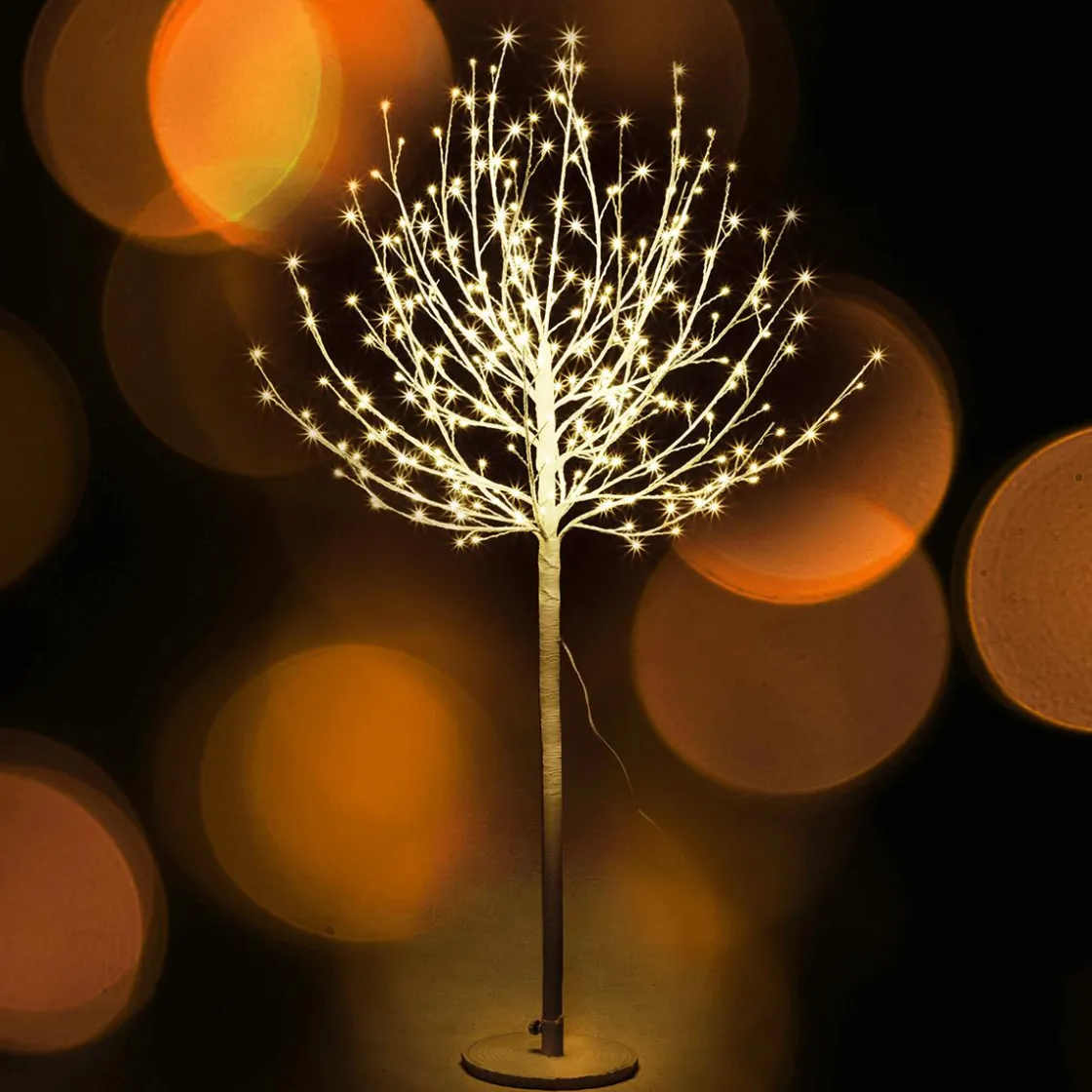 DecoWoerner Decoración De Invierno|Árboles Artificiales>Árbol De Luces LED, 150 Cm