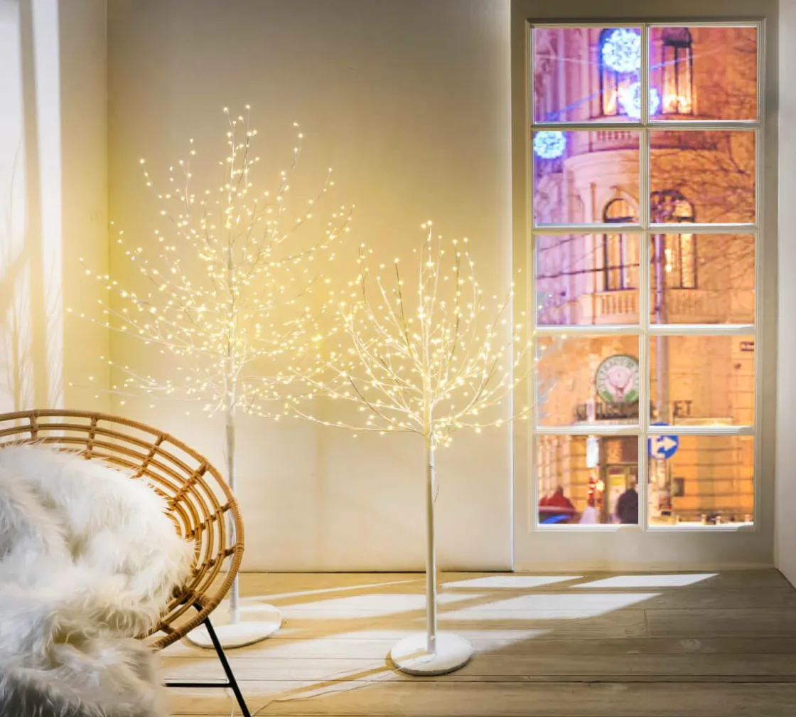 DecoWoerner Decoración De Invierno|Árboles Artificiales>Árbol De Luces LED, 150 Cm