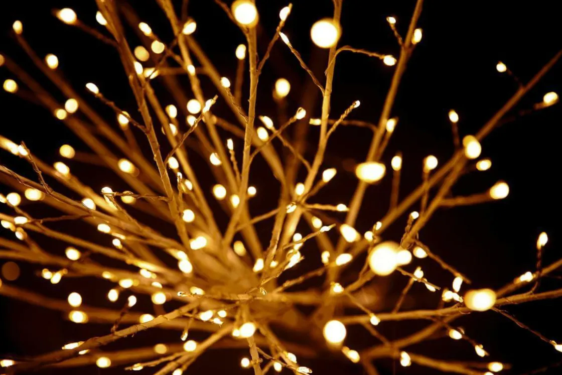 DecoWoerner Decoración De Invierno|Árboles Artificiales>Árbol De Luces LED, 150 Cm