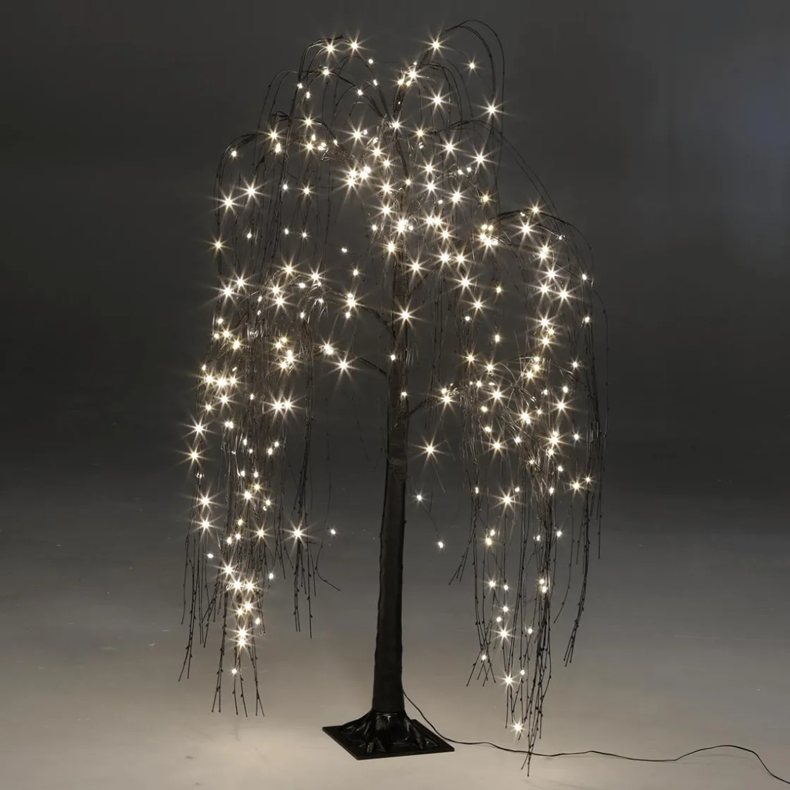 DecoWoerner Árboles Artificiales|Luces De Navidad>Árbol De Luces LED "Sauce", 150 Cm