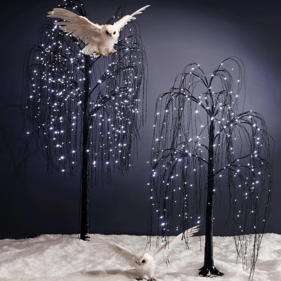 DecoWoerner Árboles Artificiales|Luces De Navidad>Árbol De Luces LED "Sauce", 150 Cm