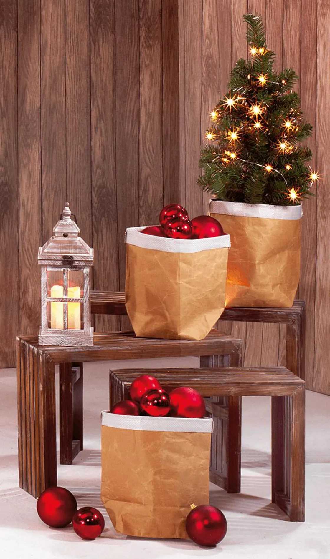 DecoWoerner Árboles De Mesa Y Ramas De Abeto|Árboles De Navidad Artificiales>Árbol De Mesa, Altura 60 Cm