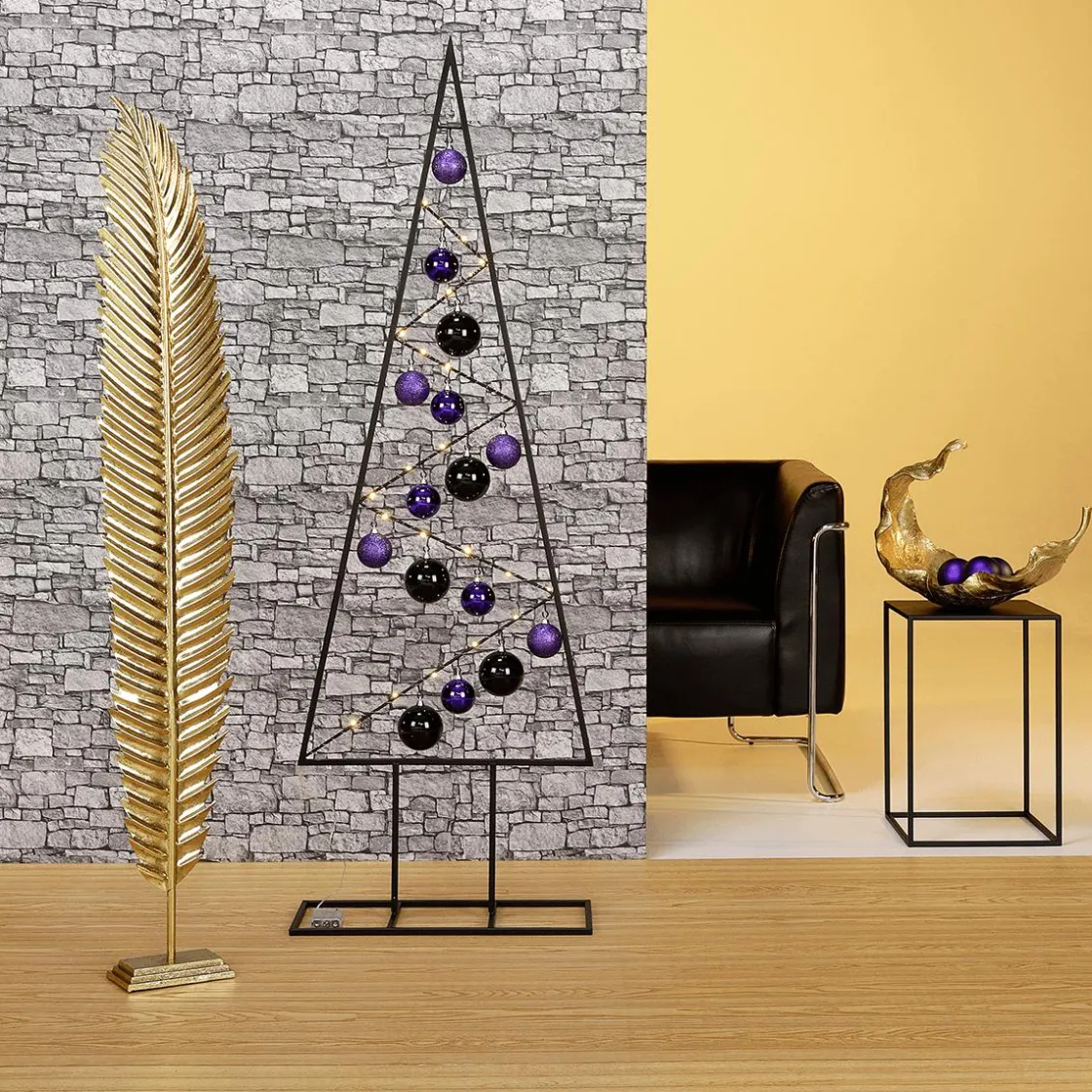DecoWoerner Figuras De Navidad>Árbol De Metal Altura 120 Cm