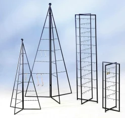 DecoWoerner Expositores Para Tiendas|Figuras De Navidad>Árbol De Metal Altura 120 Cm