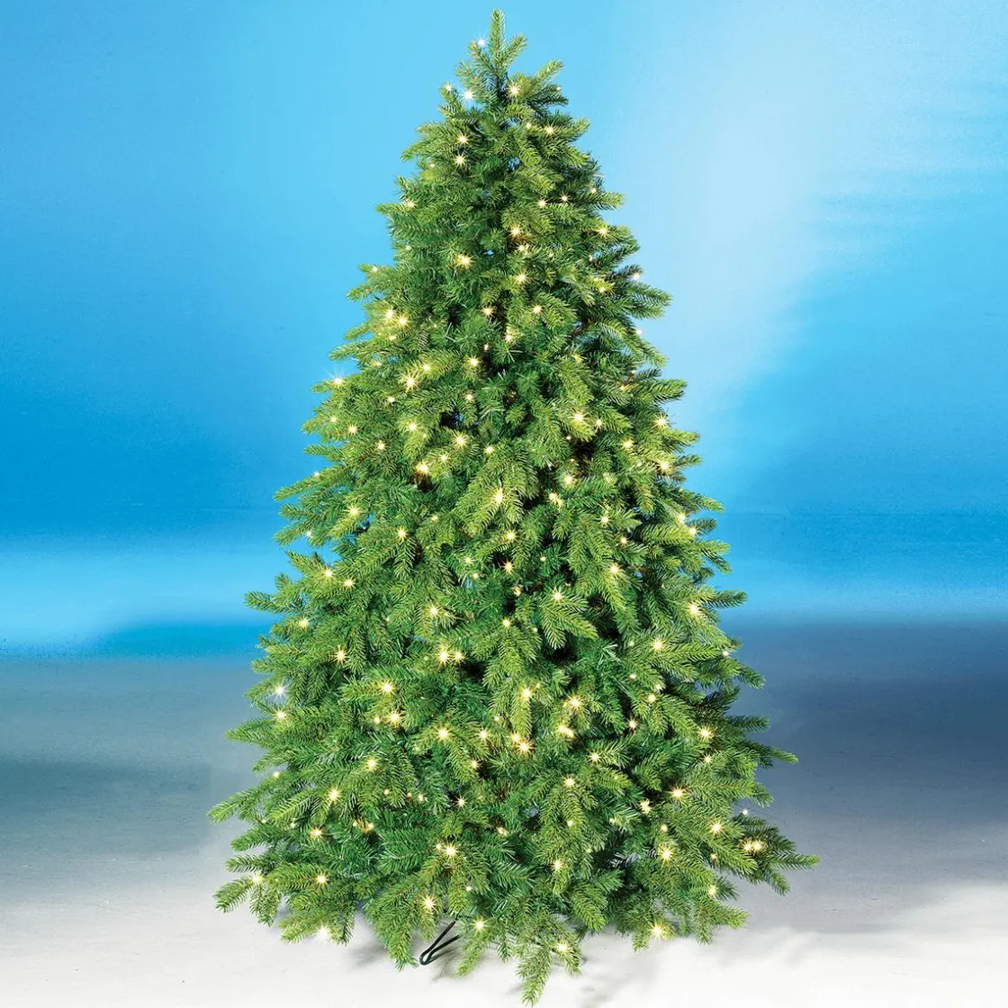 DecoWoerner Árboles De Navidad Artificiales>Árbol De Navidad Artificial Nordmann Abeto Con LED 180 Cm