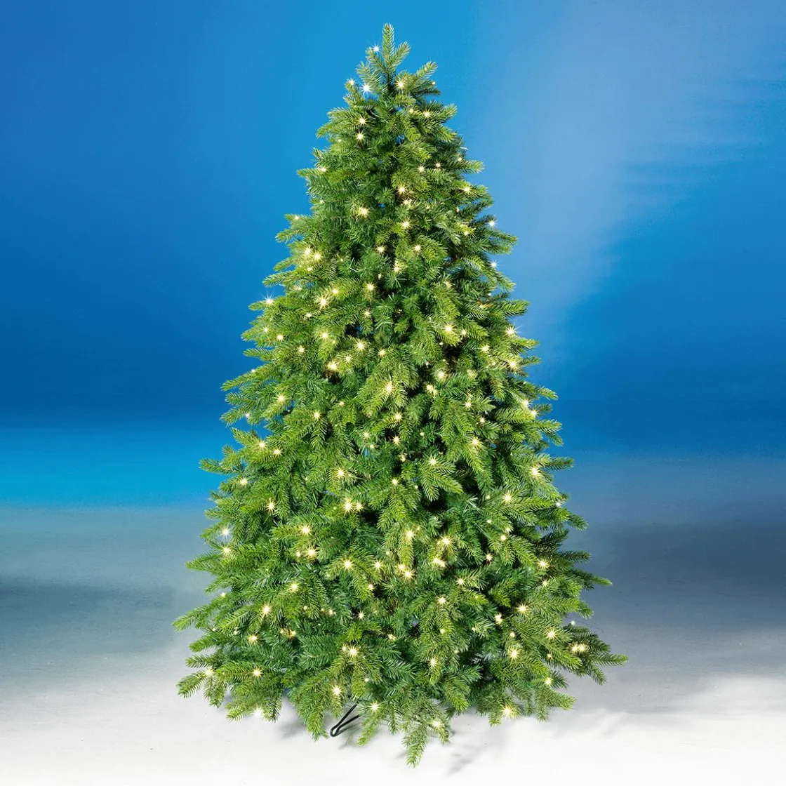 DecoWoerner Árboles De Navidad Artificiales>Árbol De Navidad Artificial Nordmann Abeto Con LED 240 Cm