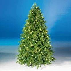 DecoWoerner Árboles De Navidad Artificiales>Árbol De Navidad Artificial Nordmann Abeto Con LED 300 Cm
