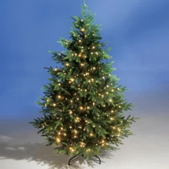 DecoWoerner Árboles De Navidad Artificiales>Árbol De Navidad Artificial Moldeado Por Inyección Pícea De Noruega Con LED 180 Cm
