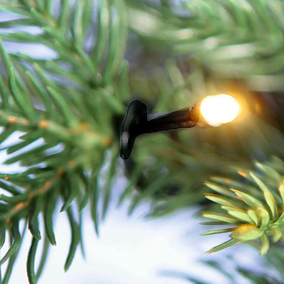 DecoWoerner Árboles De Navidad Artificiales>Árbol De Navidad Artificial Moldeado Por Inyección Pícea De Noruega Con LED 180 Cm