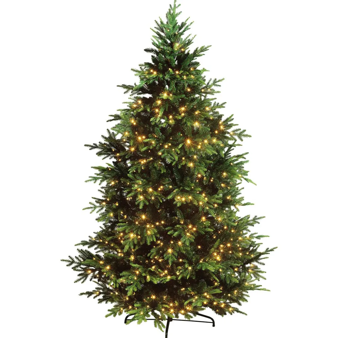 DecoWoerner Árboles De Navidad Artificiales>Árbol De Navidad Artificial Moldeado Por Inyección Pícea De Noruega Con LED 240 Cm