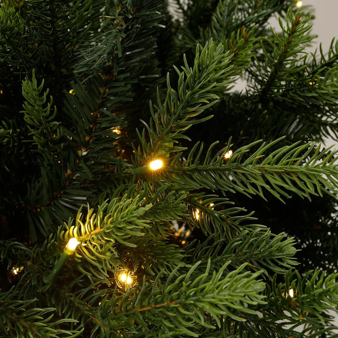 DecoWoerner Árboles De Navidad Artificiales>Árbol De Navidad Artificial Moldeado Por Inyección Pícea De Noruega Con LED 240 Cm