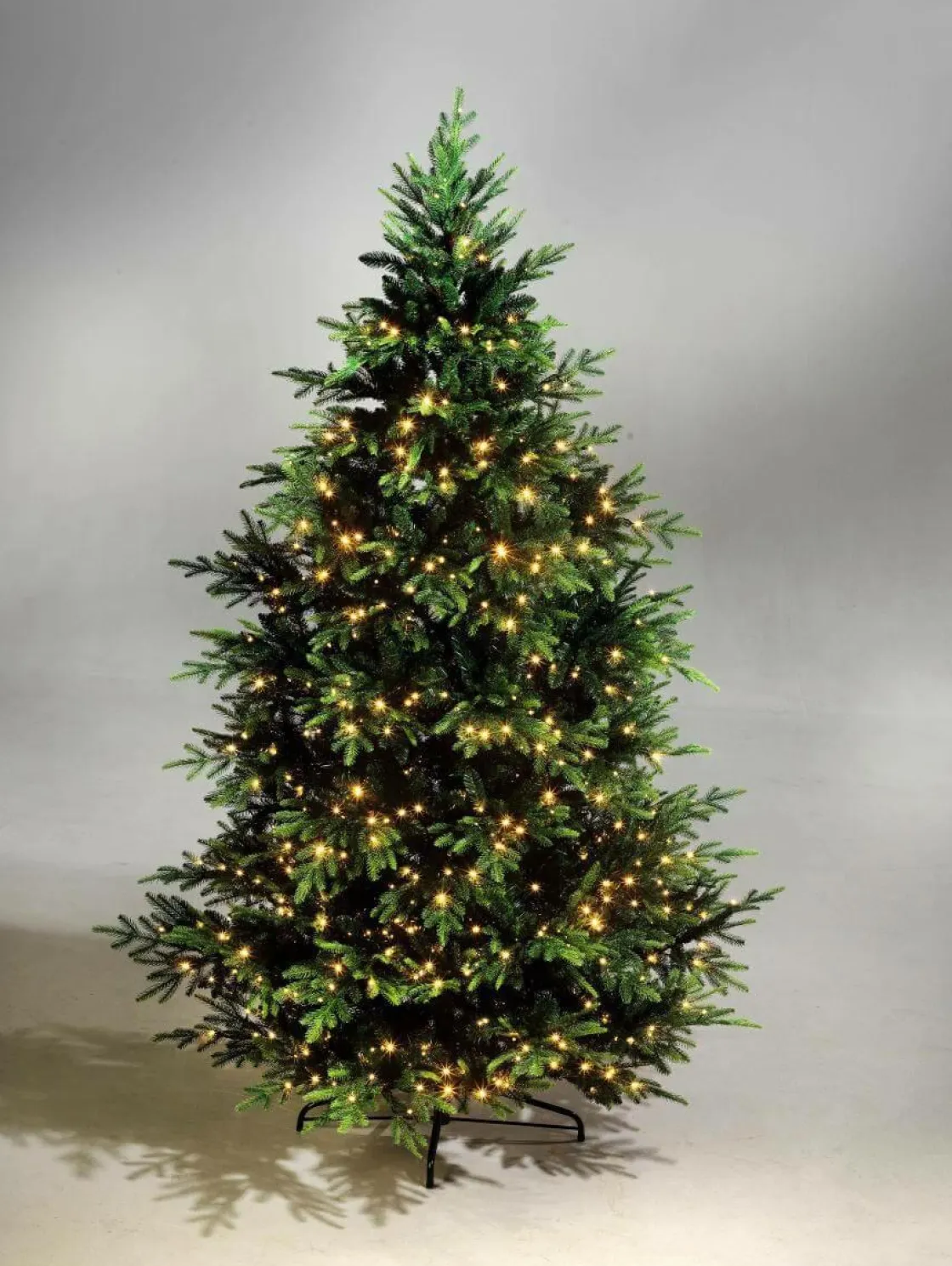 DecoWoerner Árboles De Navidad Artificiales>Árbol De Navidad Artificial Moldeado Por Inyección Pícea De Noruega Con LED 240 Cm