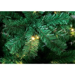 DecoWoerner Árboles De Navidad Artificiales>Árbol De Navidad Artificial Estrecho Con LED 150 Cm