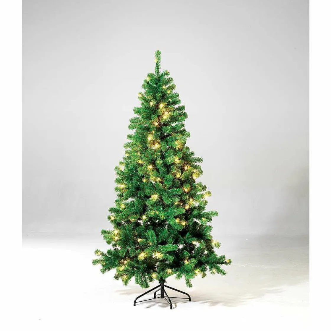 DecoWoerner Árboles De Navidad Artificiales>Árbol De Navidad Artificial Estrecho Con LED 240 Cm