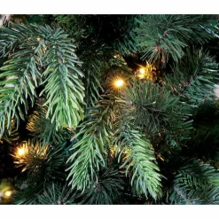 DecoWoerner Árboles De Navidad Artificiales>Árbol De Navidad Artificial Abeto Noble Con LED 180 Cm