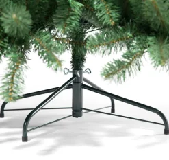 DecoWoerner Árboles De Navidad Artificiales>Árbol De Navidad Artificial Abeto Plateado Con LED 240 Cm