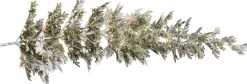 DecoWoerner Decoración De Invierno|Árboles De Navidad Artificiales>Árbol De Navidad Artificial Colgante Cedro Con Agujas Escarchadas Y LED 300 Cm