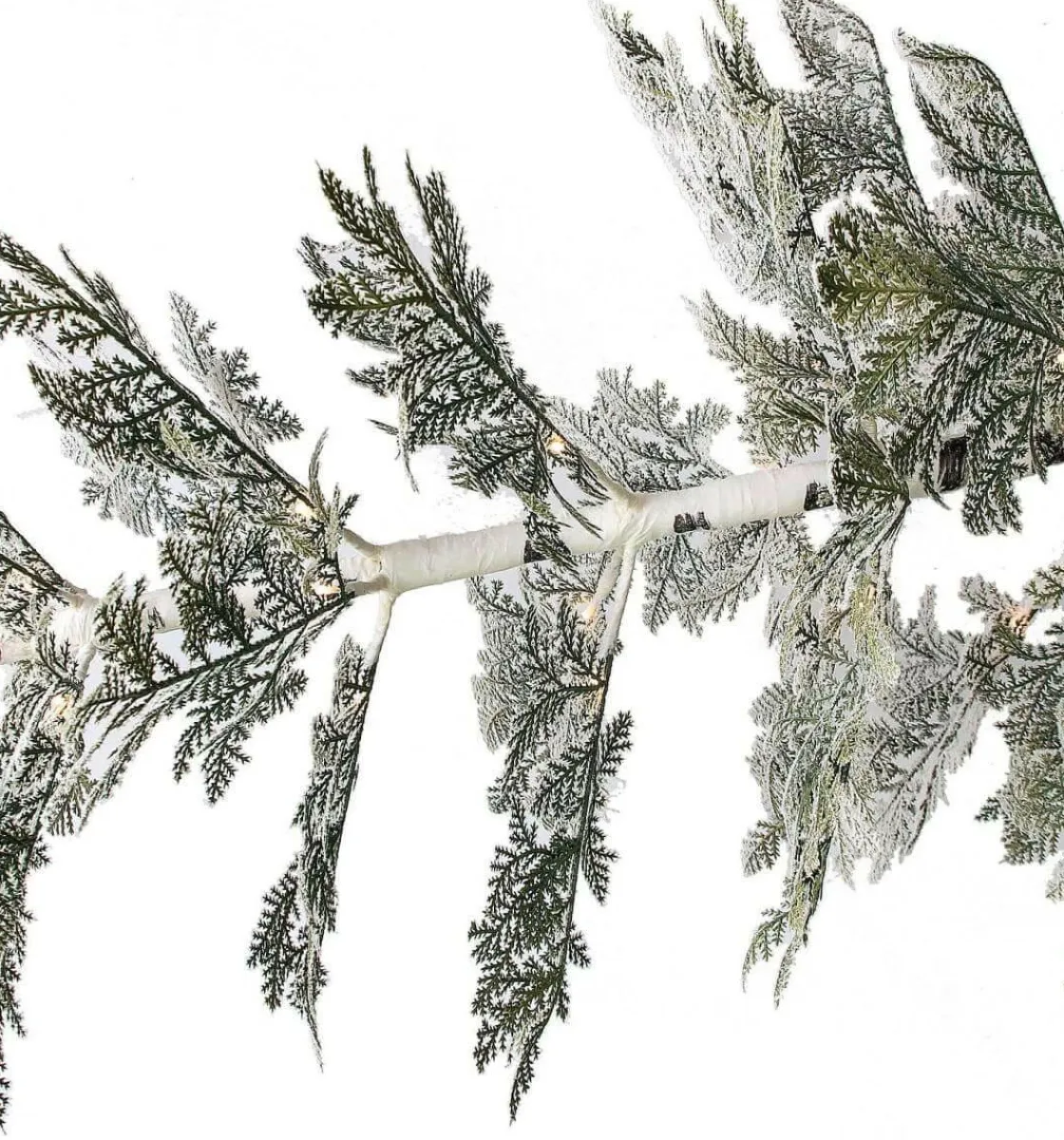 DecoWoerner Decoración De Invierno|Árboles De Navidad Artificiales>Árbol De Navidad Artificial Colgante Cedro Con Agujas Escarchadas 300 Cm