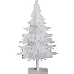 DecoWoerner Decoración De Invierno|Figuras De Navidad>Árbol Decorativo De Invierno, 60 Cm De Altura