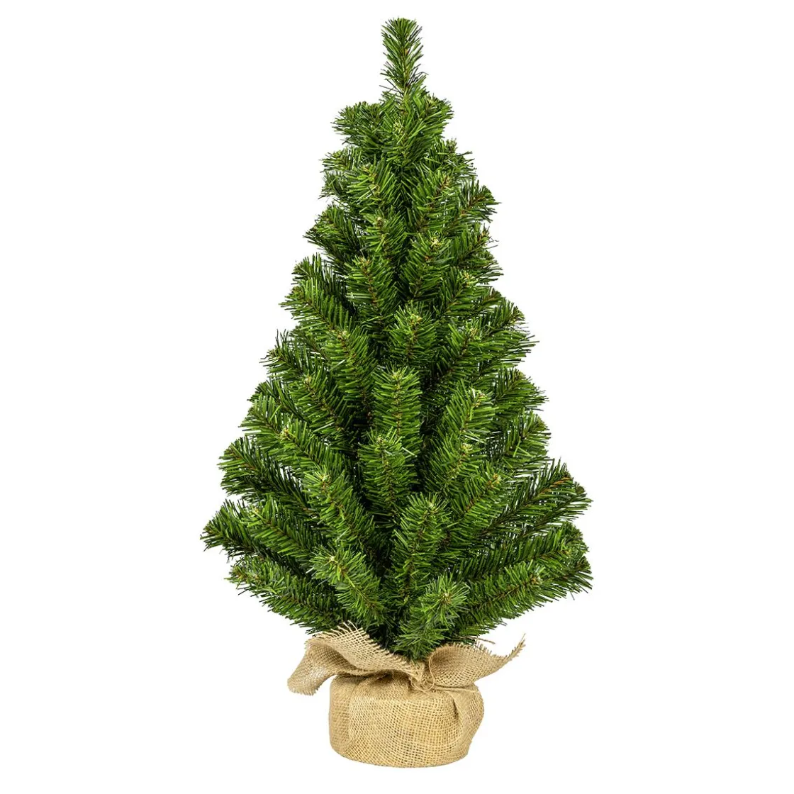 DecoWoerner Árboles De Mesa Y Ramas De Abeto>Árbol Decorativo En Saco De Yute