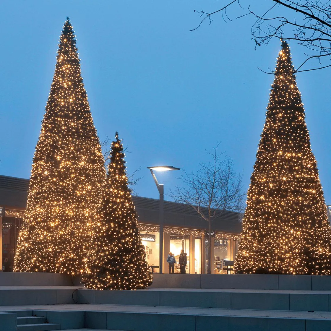 DecoWoerner Árboles Gigantescos>Árbol Gigante Con LED Cálidos, Exterior, 1210 Cm