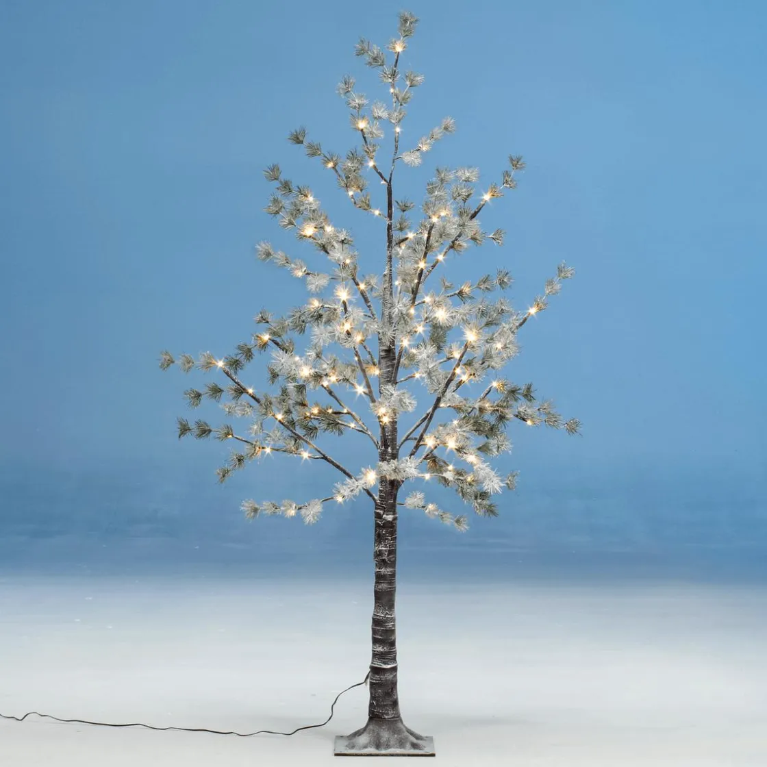 DecoWoerner Luz Decorativa|Árboles Artificiales>Árbol LED Blanco Cálido 150 Cm