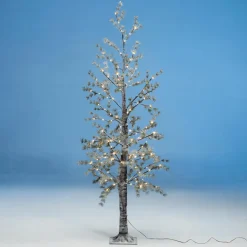 DecoWoerner Árboles Artificiales|Luces De Navidad>Árbol LED Blanco Cálido 210 Cm