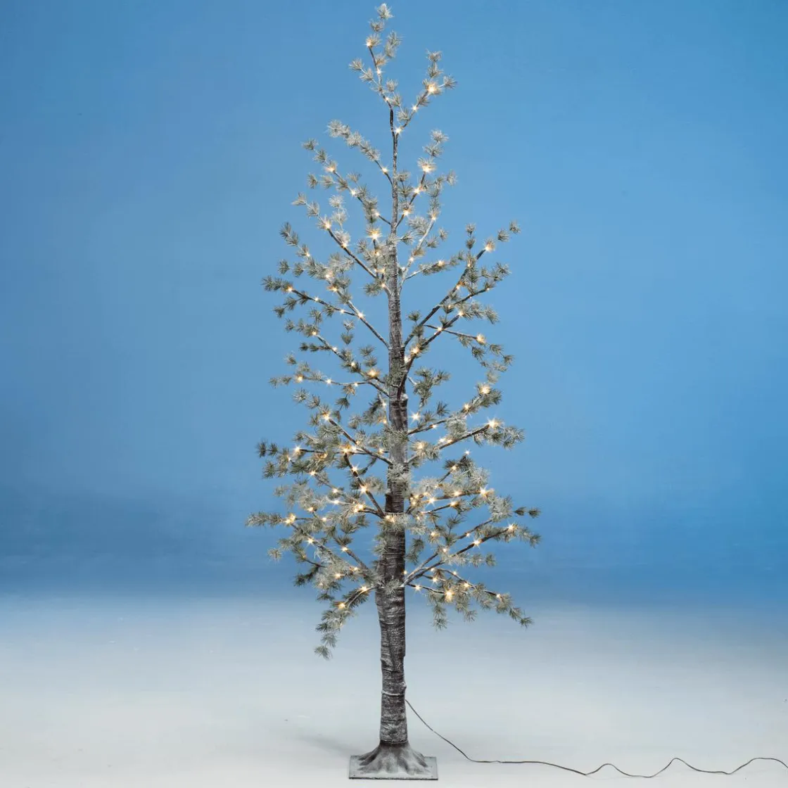 DecoWoerner Árboles Artificiales|Luces De Navidad>Árbol LED Blanco Cálido 210 Cm