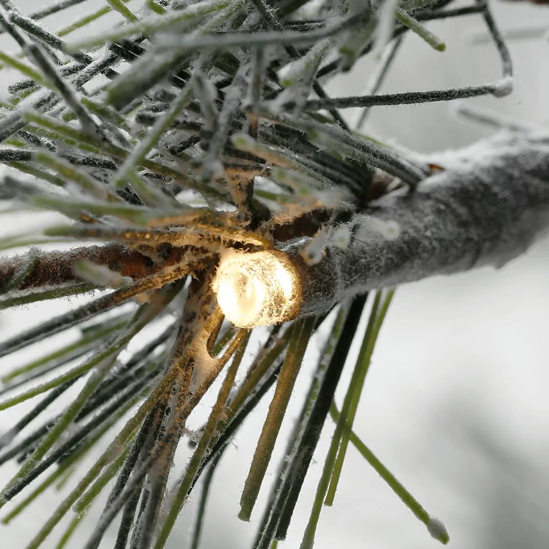 DecoWoerner Árboles Artificiales|Luces De Navidad>Árbol LED Blanco Cálido 210 Cm