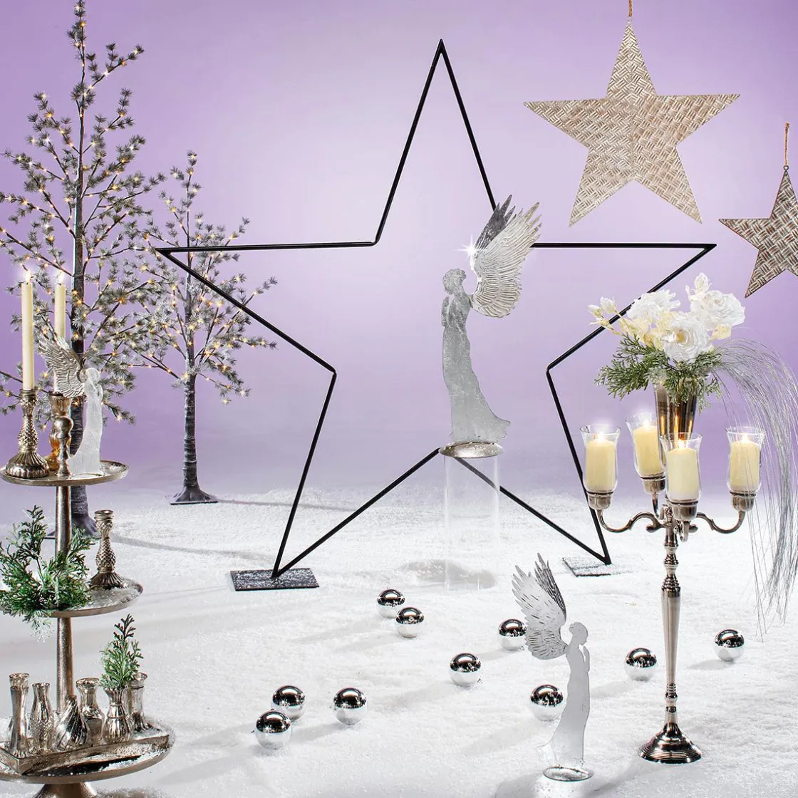 DecoWoerner Árboles Artificiales|Luces De Navidad>Árbol LED Blanco Cálido 210 Cm