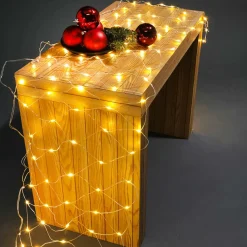 DecoWoerner Luces De Navidad>Red De Luces LED, Cable , LED Cálido, 350 X 30 Cm