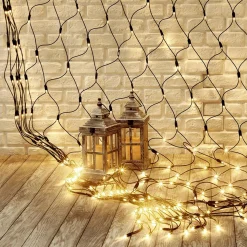 DecoWoerner Luces De Navidad>Red De Luces LED Para Uso Profesional Sistema IP67, 500 LED, 300 X 300 Cm, Sin Cable