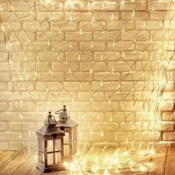 DecoWoerner Luces De Navidad>Red De Luces LED Para Uso Profesional Sistema IP67, 300 LED, 200 X 200 Cm, Sin Cable