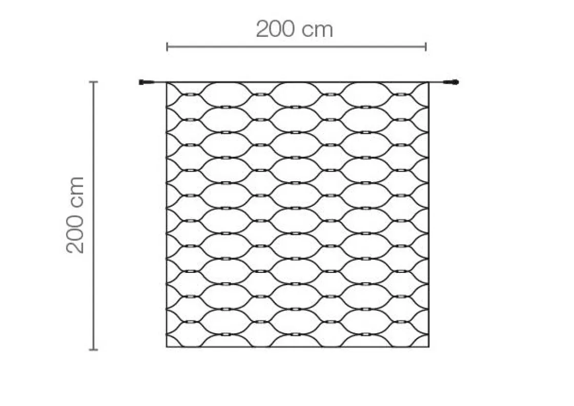 DecoWoerner Luces De Navidad>Red De Luces LED Para Uso Profesional Sistema IP20, 300 LED, 300 X 300 Cm, Sin Cable