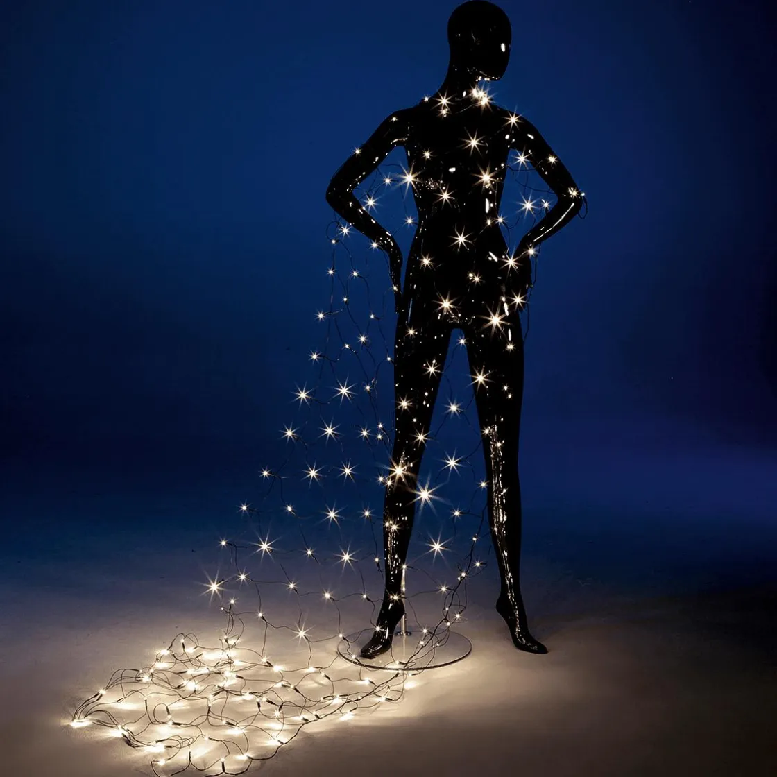 DecoWoerner Luces De Navidad>Red De Luz LED Para Exterior, 240 Cm, Verde