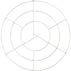 DecoWoerner Ayudas Y Herramientas De Decoración>Rejilla Para El Techo Anular Blanca Ø 70 Cm