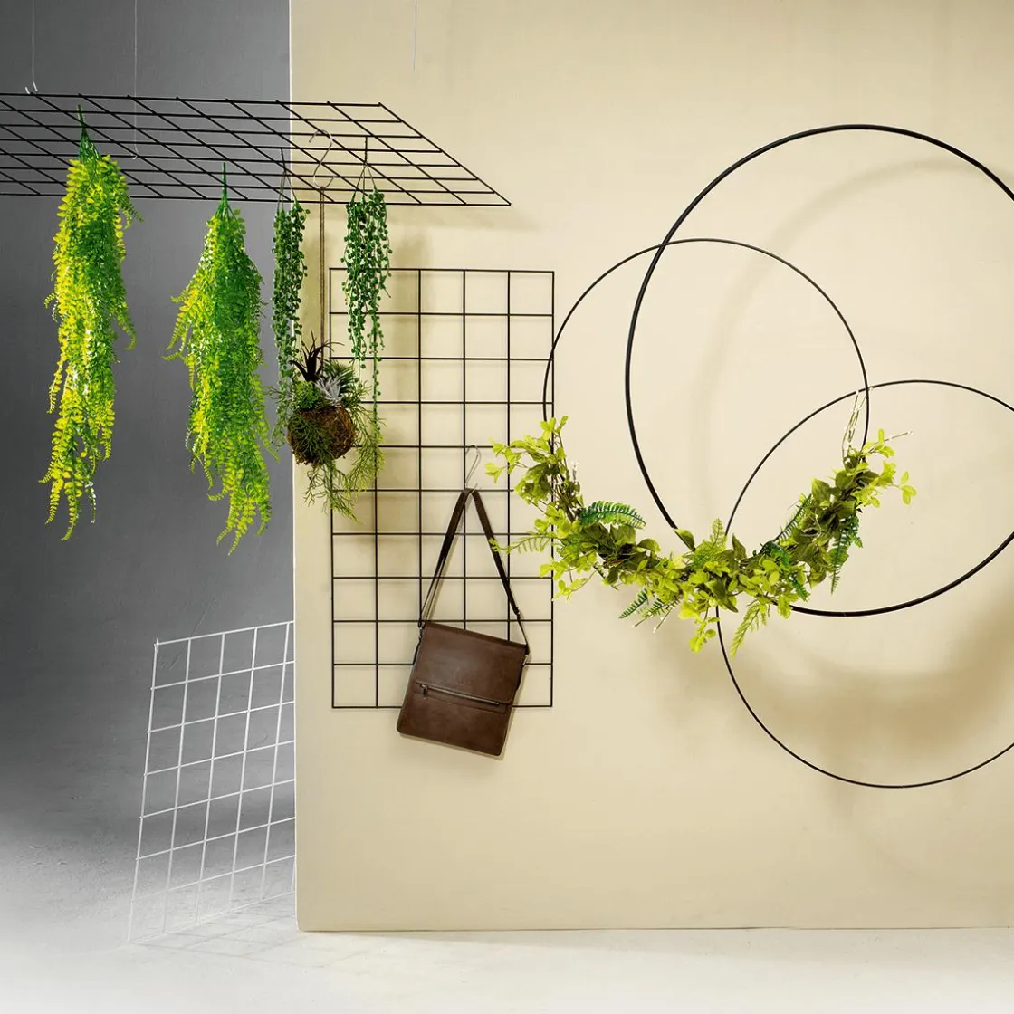 DecoWoerner Ayudas Y Herramientas De Decoración>Rejilla Para Techo Decorativa Blanca, 100 X 50 Cm