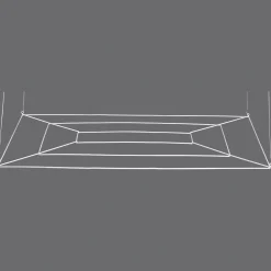 DecoWoerner Ayudas Y Herramientas De Decoración>Rejilla Para Techo Rectangular Blanca 150 X 100 Cm