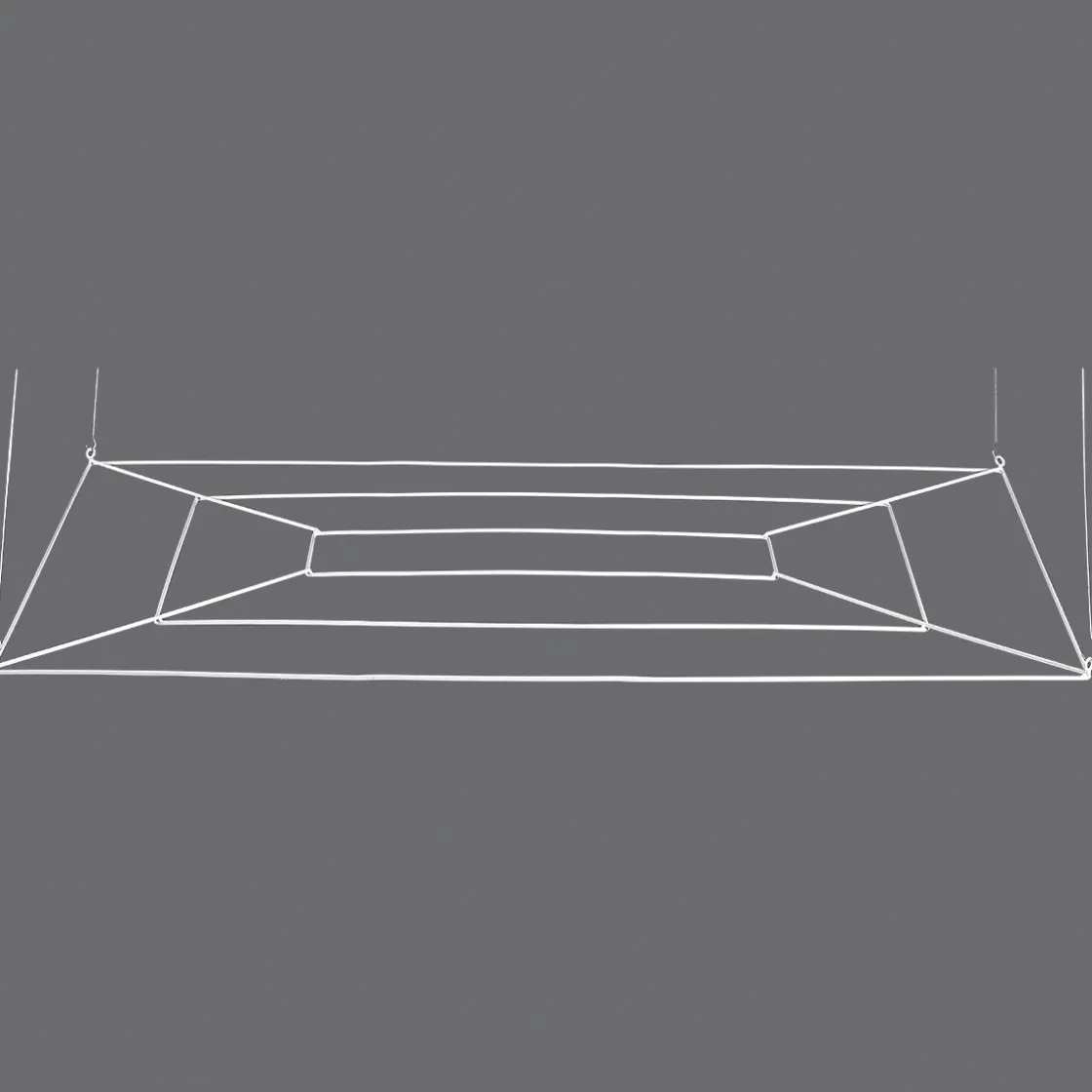 DecoWoerner Ayudas Y Herramientas De Decoración>Rejilla Para Techo Rectangular Blanca 150 X 100 Cm