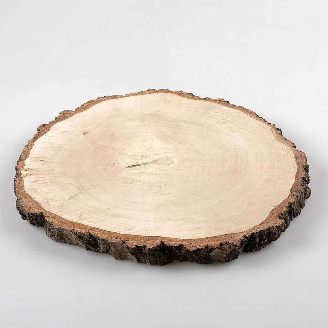DecoWoerner Decoración Natural>Rodaja Decorativa De Madera De Abedul De Unos 30 Cm De Diámetro