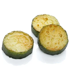 DecoWoerner Platos Y Comida Rápida|Verduras Y Hierbas>Rodajas De Falso Calabacín A La Parrilla 3 Piezas Alimento Falso 3,50 Cm Ø