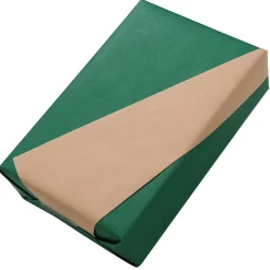 DecoWoerner Papel De Regalo|Go Green - Envoltorio Para Regalo Ecológico>Rollo De Papel, Reciclado 50m, Mar
