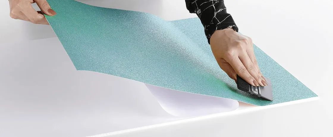 DecoWoerner Láminas Y Películas Decorativas>Rollo De Película Adhesiva Con Purpurina De 50 Cm X 5 M