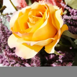 DecoWoerner Decoración Temática|Flores Artificiales>Rosa Artificial , 60 Cm