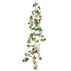 DecoWoerner Decoración Temática|Guirnaldas Y Vides>Rosal Artificial Albaricoque, 125 Cm